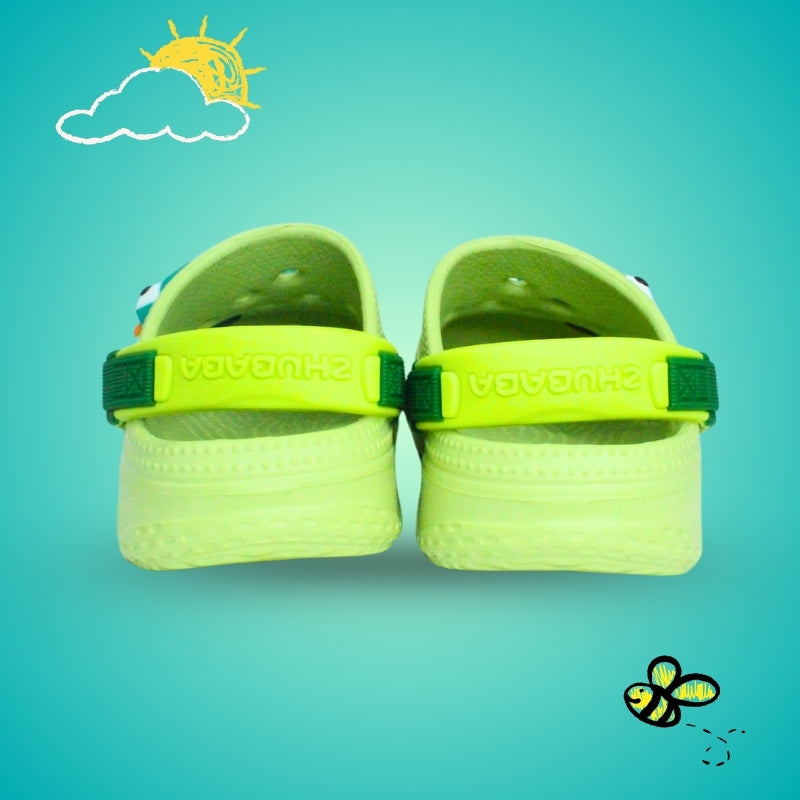 DINOSAUR CLOGS (green)