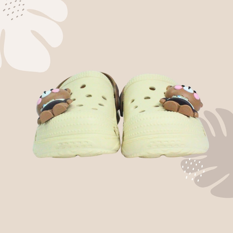 TEDDY BEAR CLOGS (BROWN)