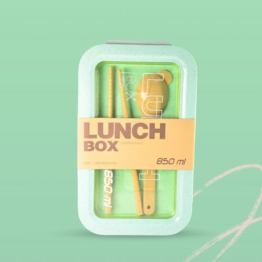 Lunch Box With Spoon (Green)