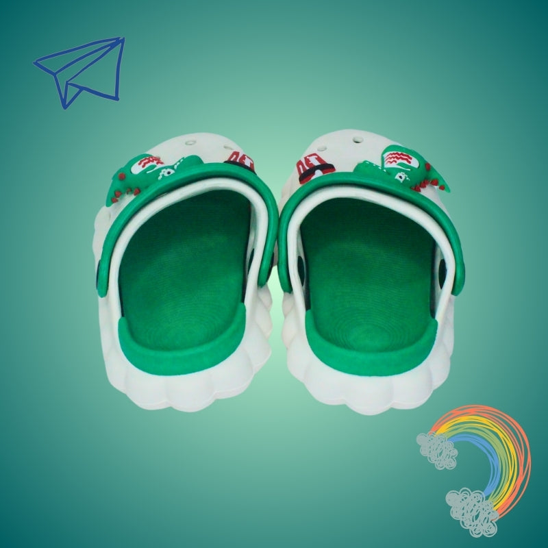 3D DINO CLOGS(white)