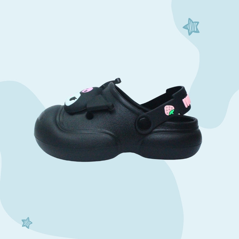 KITTY CLOGS (BLACK)