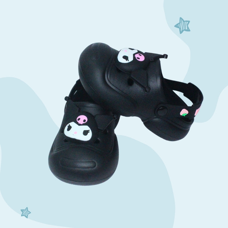 KITTY CLOGS (BLACK)