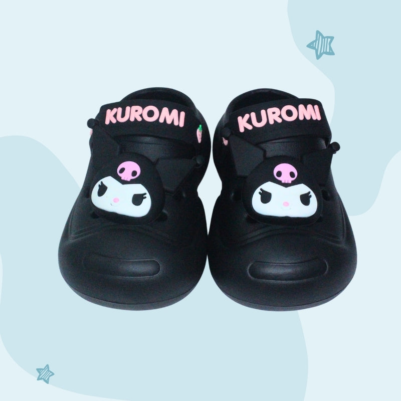 KITTY CLOGS (BLACK)