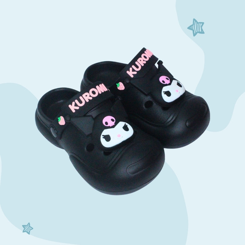 KITTY CLOGS (BLACK)