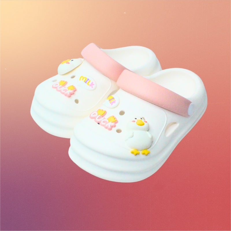 CUTE DUCK CLOGS (WHITE)