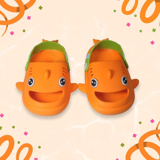 SHARK CLOGS (ORANGE)