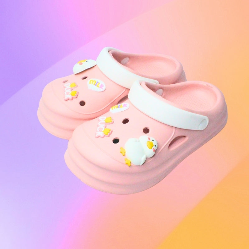 CUTE DUCK CLOGS (PINK)