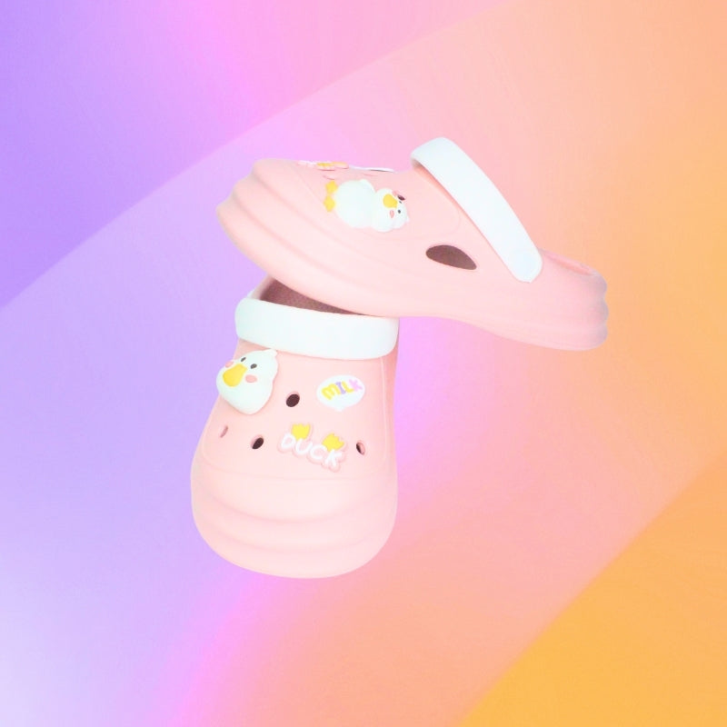 CUTE DUCK CLOGS (PINK)