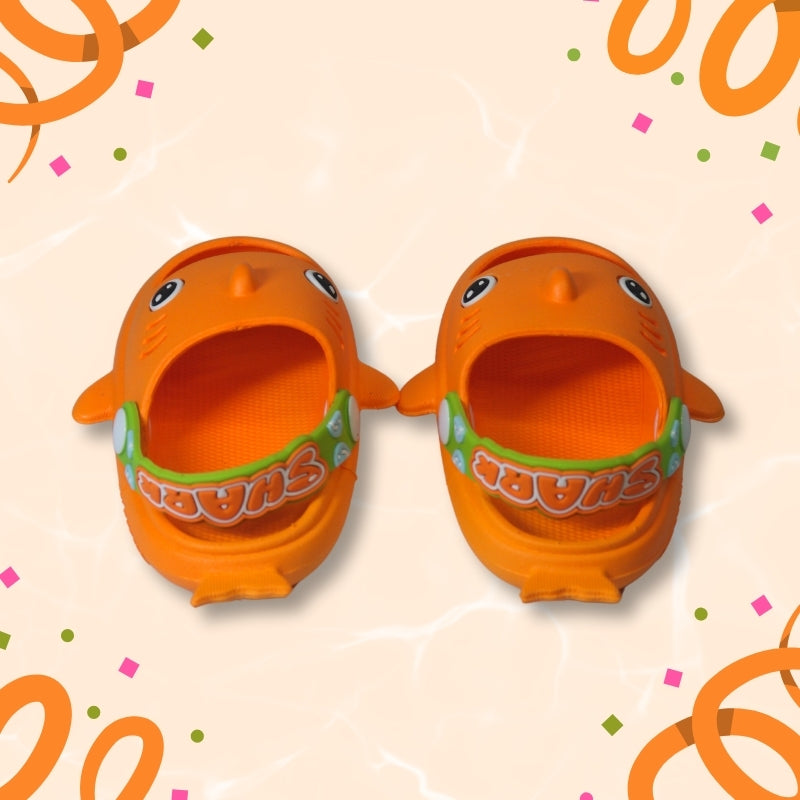 SHARK CLOGS (ORANGE)