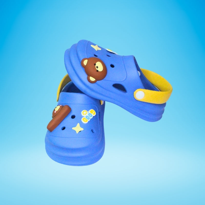 BEE BEAR CLOGS(BLUE)