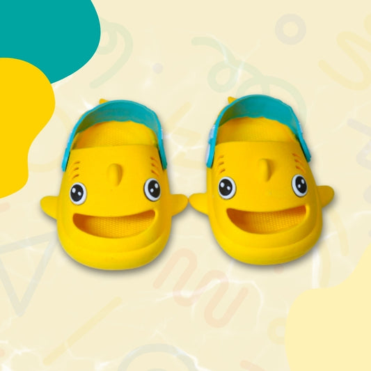 SHARK CLOGS (YELLOW)
