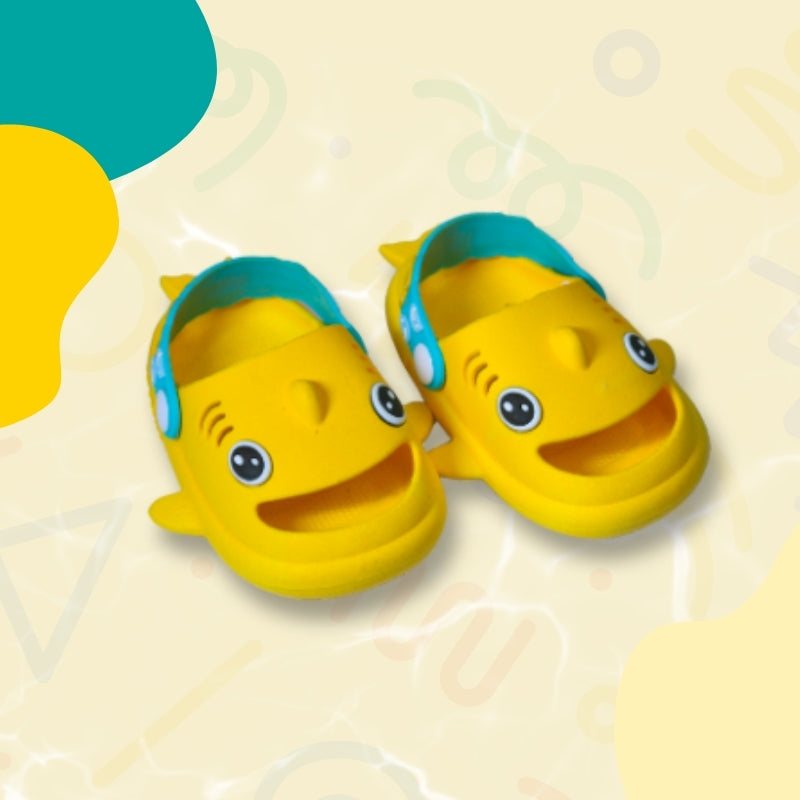 SHARK CLOGS (YELLOW)