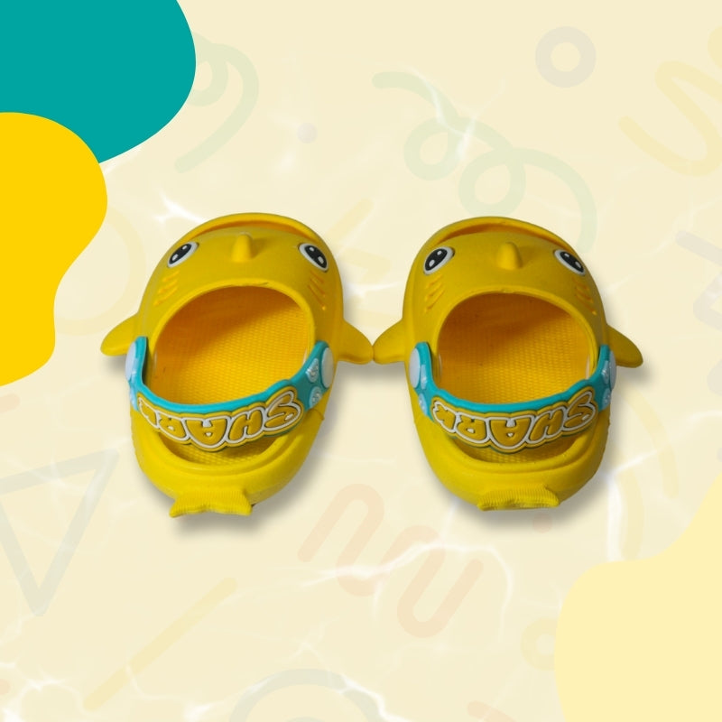 SHARK CLOGS (YELLOW)