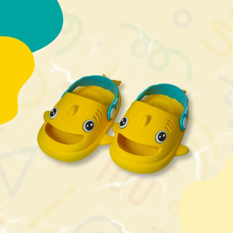 SHARK CLOGS (YELLOW)