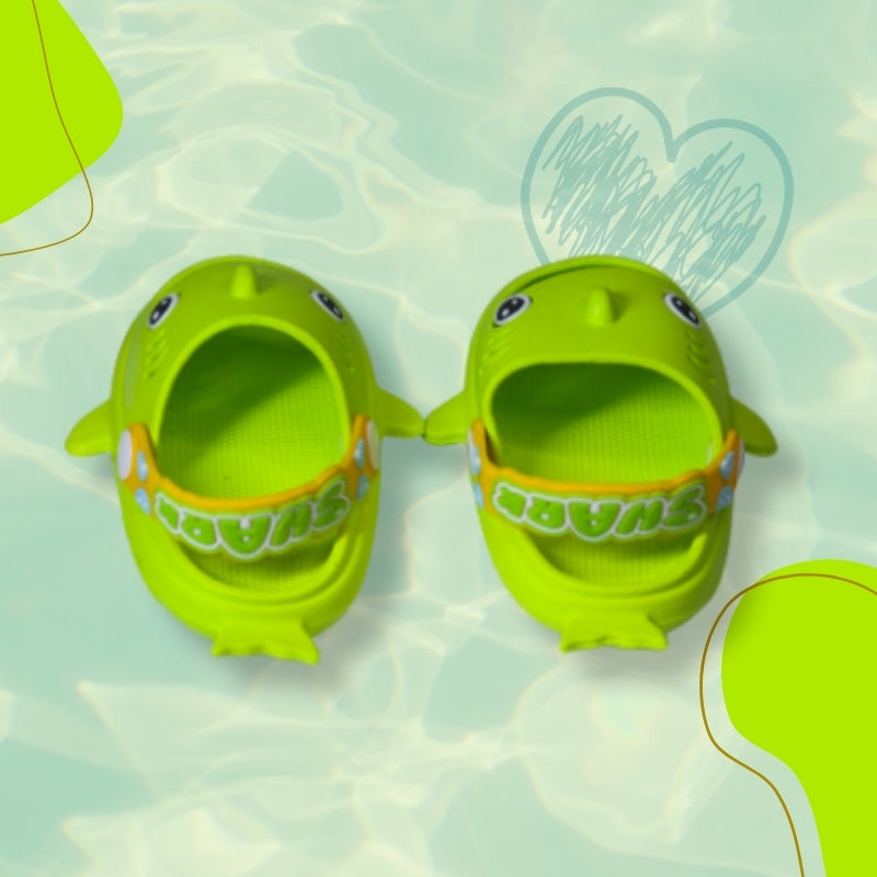 SHARK CLOGS (GREEN)