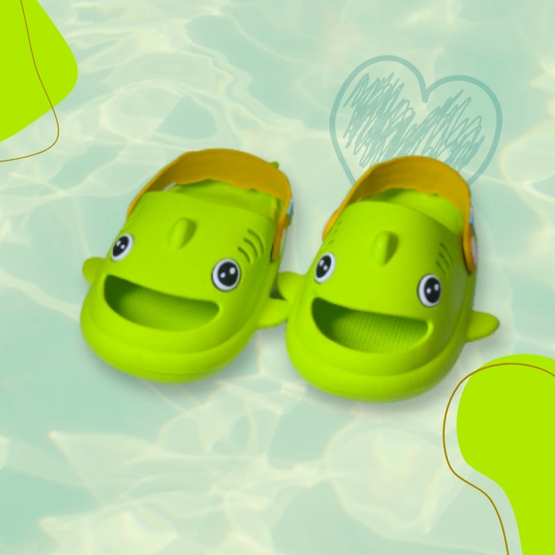 SHARK CLOGS (GREEN)