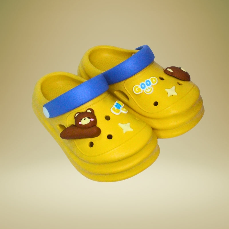 BEE BEAR CLOGS (YELLOW)