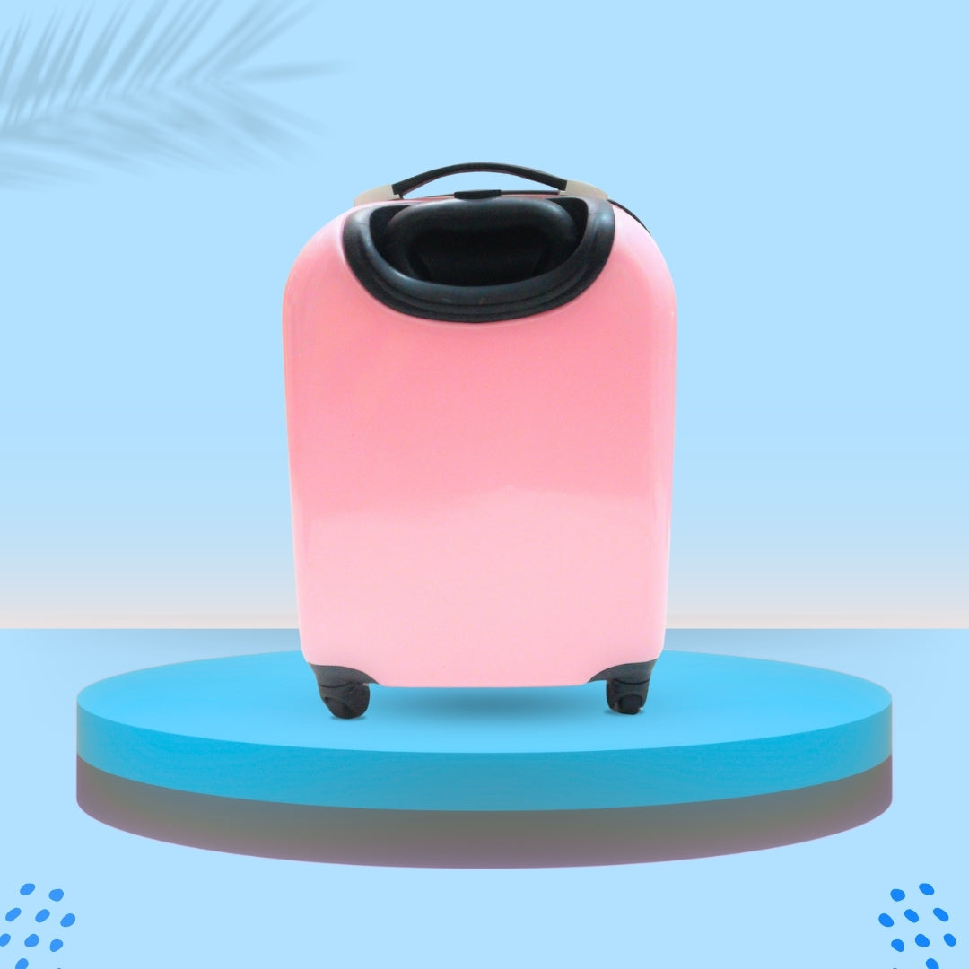 3D CUTE CAT SUITCASE (PINK)