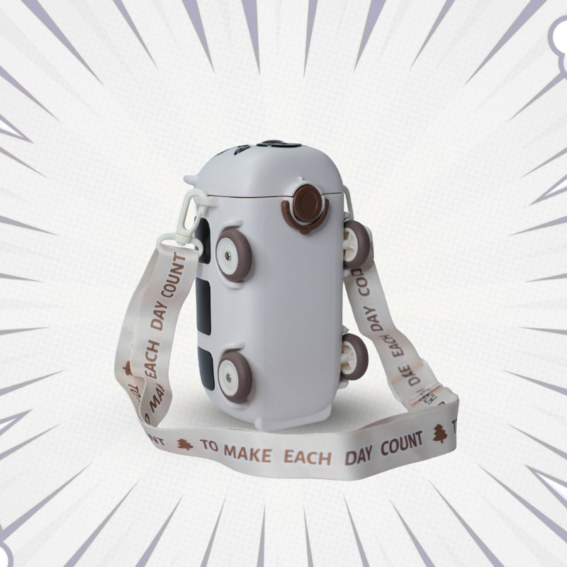 SIPPY BUS BOTTLE (WHITE)