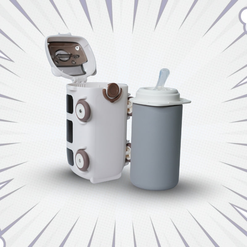 SIPPY BUS BOTTLE (WHITE)