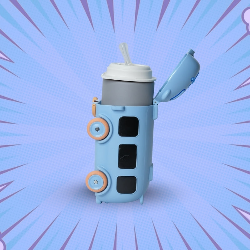 SIPPY BUS BOTTLE (BLUE)