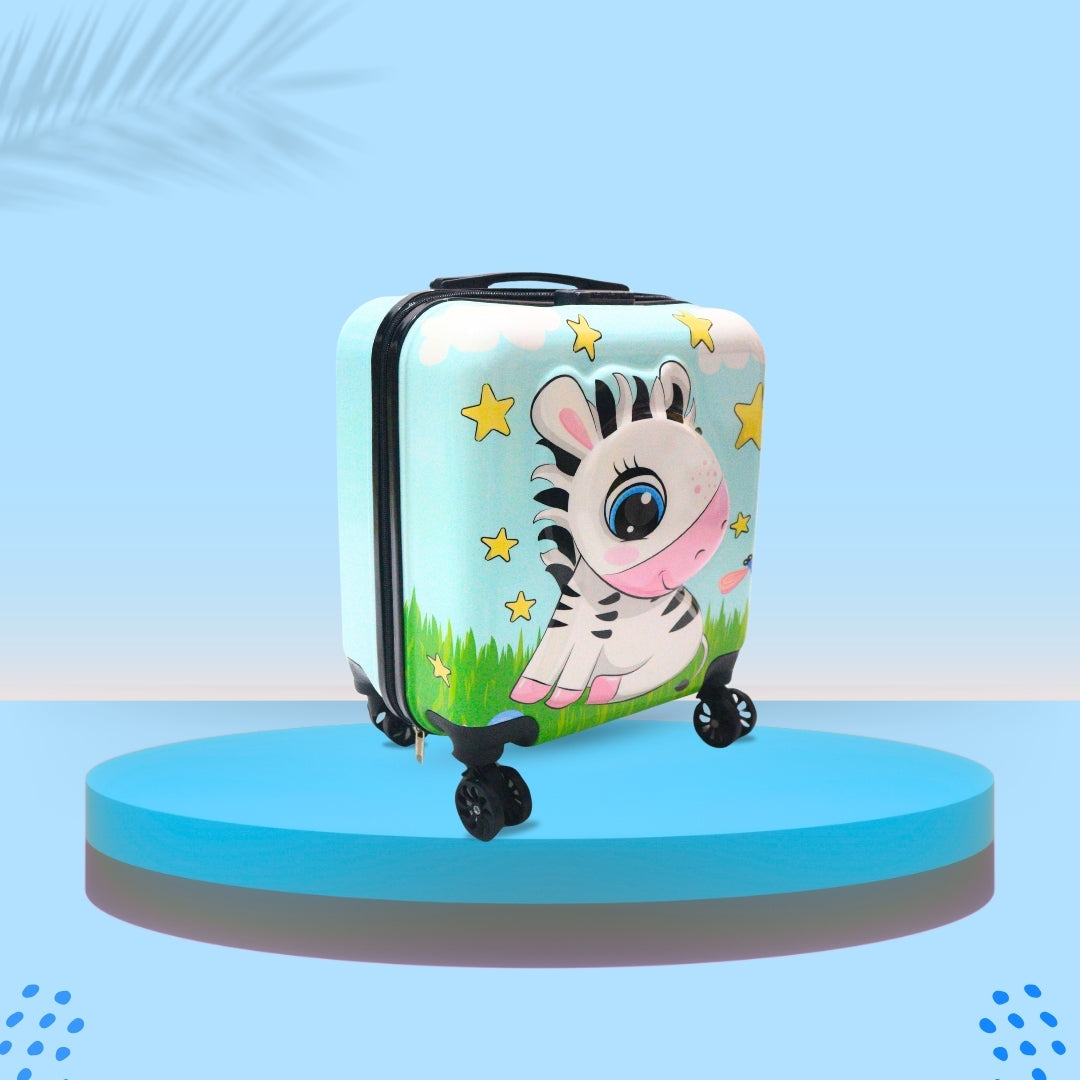 3D ZEBRA SUITCASE