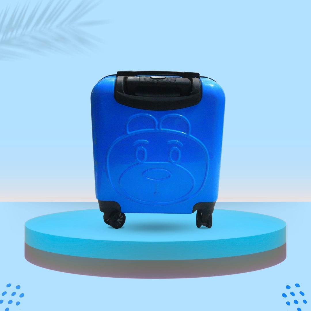 3D TEDDY SUITCASE (BLUE)