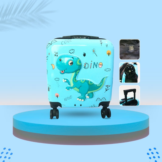 3D DINO SUITCASE(BLUE)