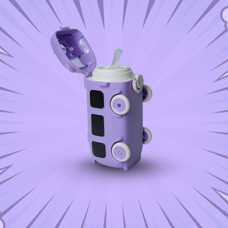 SIPPY BUS BOTTLE (PURPLE)