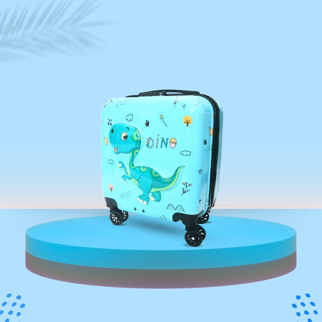 3D DINO SUITCASE(BLUE)
