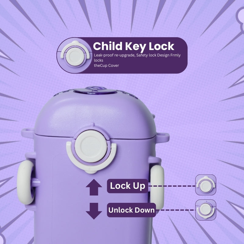 SIPPY BUS BOTTLE (PURPLE)