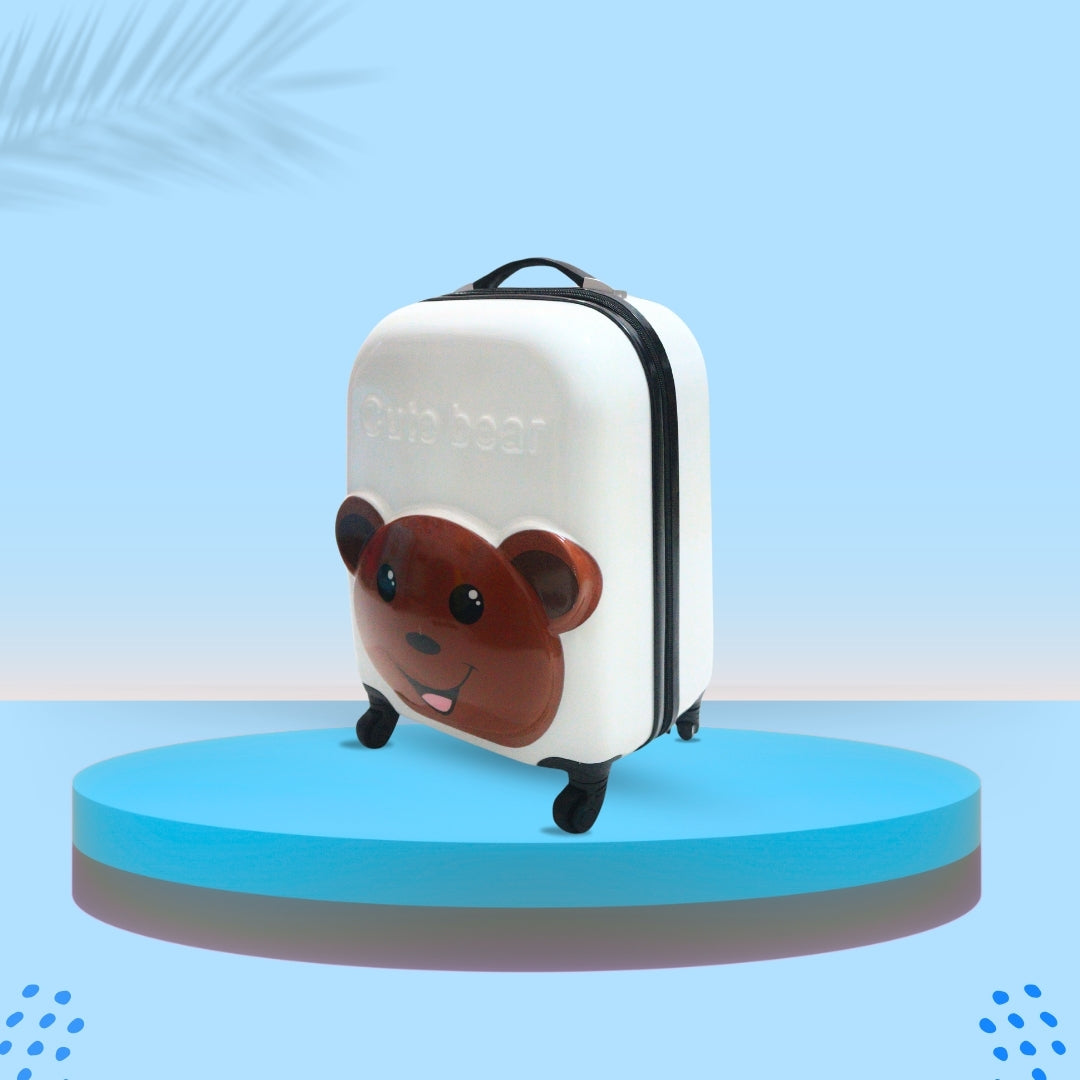 3D CUTE BEAR (WHITE)