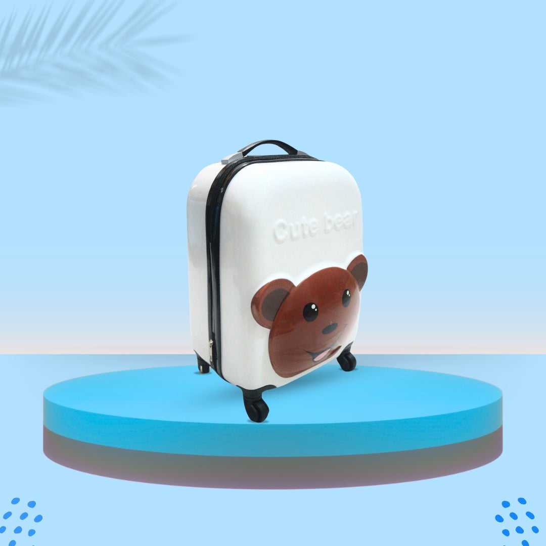 3D CUTE BEAR (WHITE)