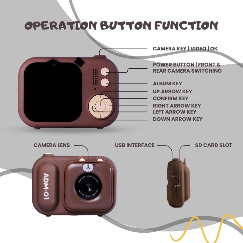 Tripod Camera (Brown)