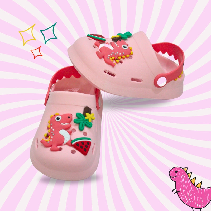 Dino clogs(pink)