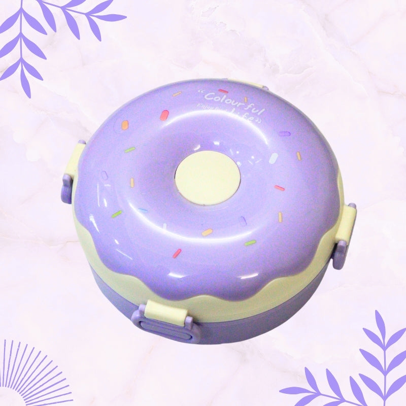 DONUT LUNCH BOX (PURPLE)