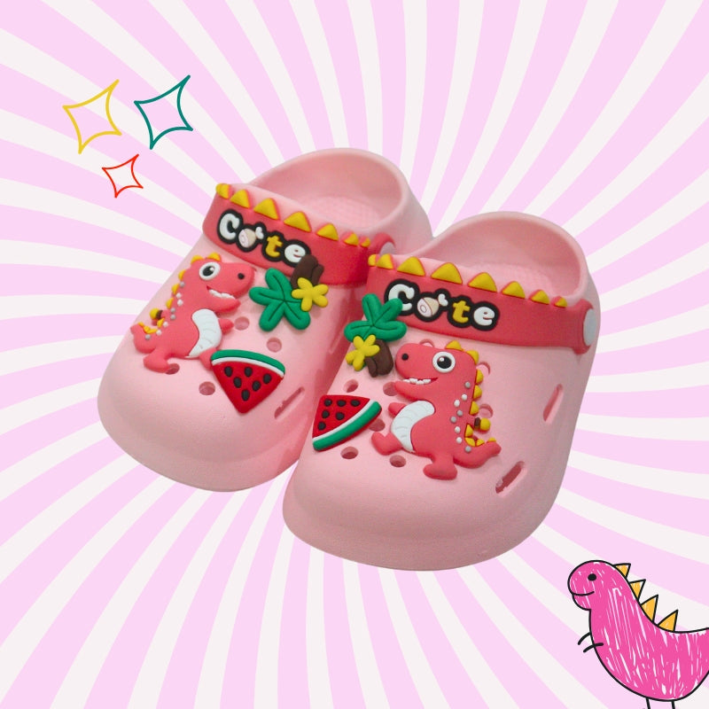 Dino clogs(pink)