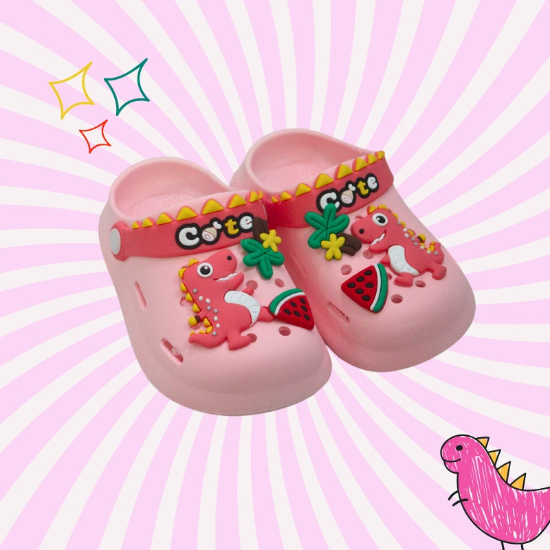 Dino clogs(pink)