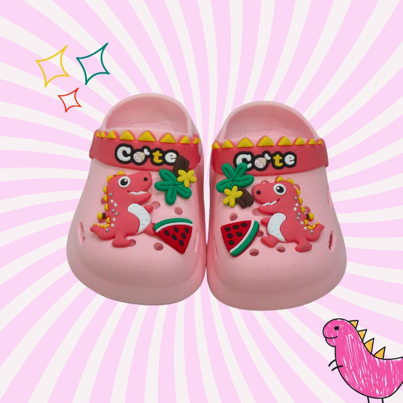 Dino clogs(pink)