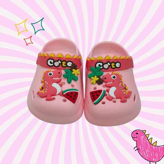 Dino clogs(pink)