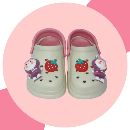STRAWBERRY BUNNY CLOGS