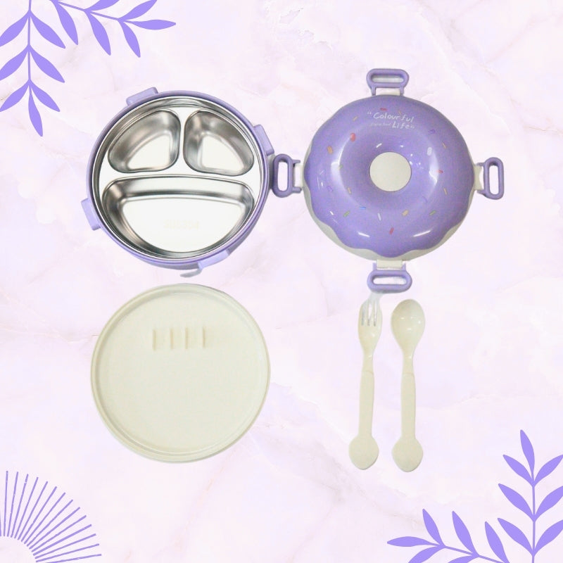 DONUT LUNCH BOX (PURPLE)