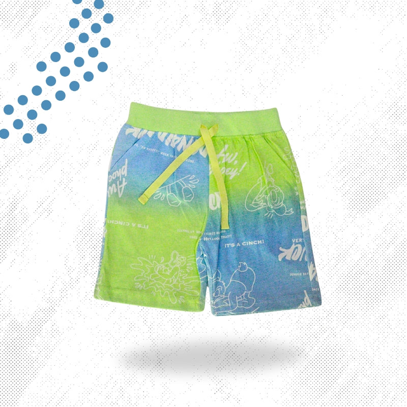 Boys Donald Printed Cotton T-shirt with Shorts