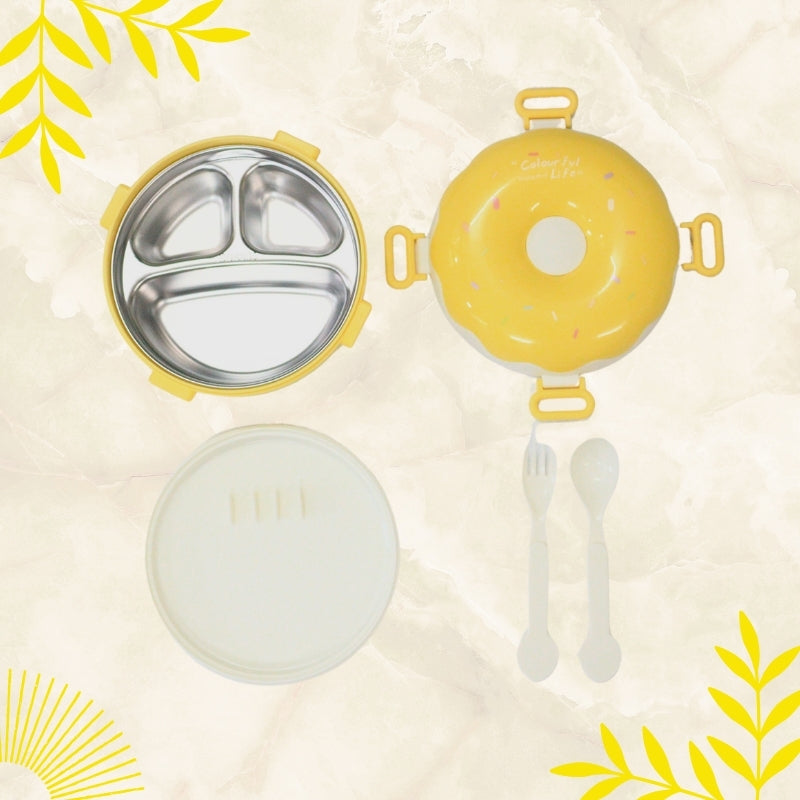 DONUT LUNCH BOX (YELLOW)