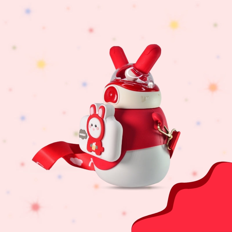 Insulated Bunny Water Bottle (White)