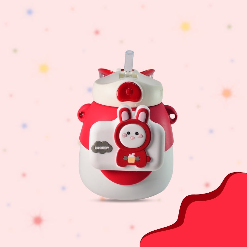 Insulated Bunny Water Bottle (White)