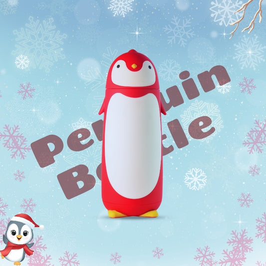 Penguin Water Bottle (Red)