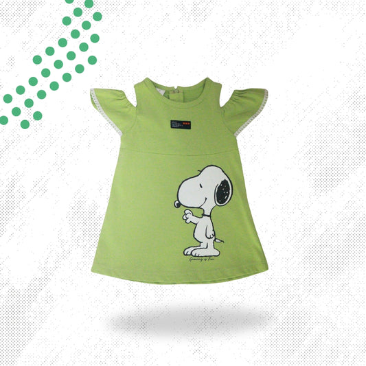 SHORT DRESS WITH HAIR BAND (GREEN)