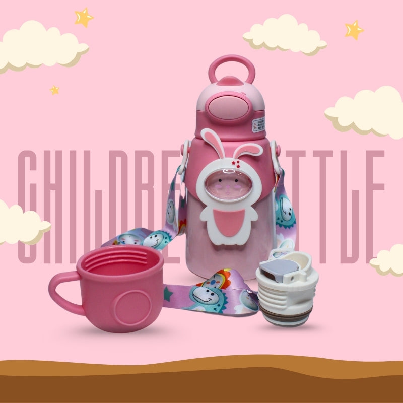 Bunny Premium 2 in 1 Stainless Steel Water Sipper