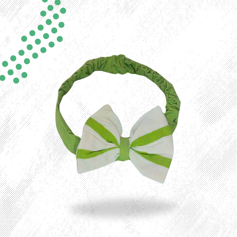 SHORT DRESS WITH HAIR BAND (GREEN)